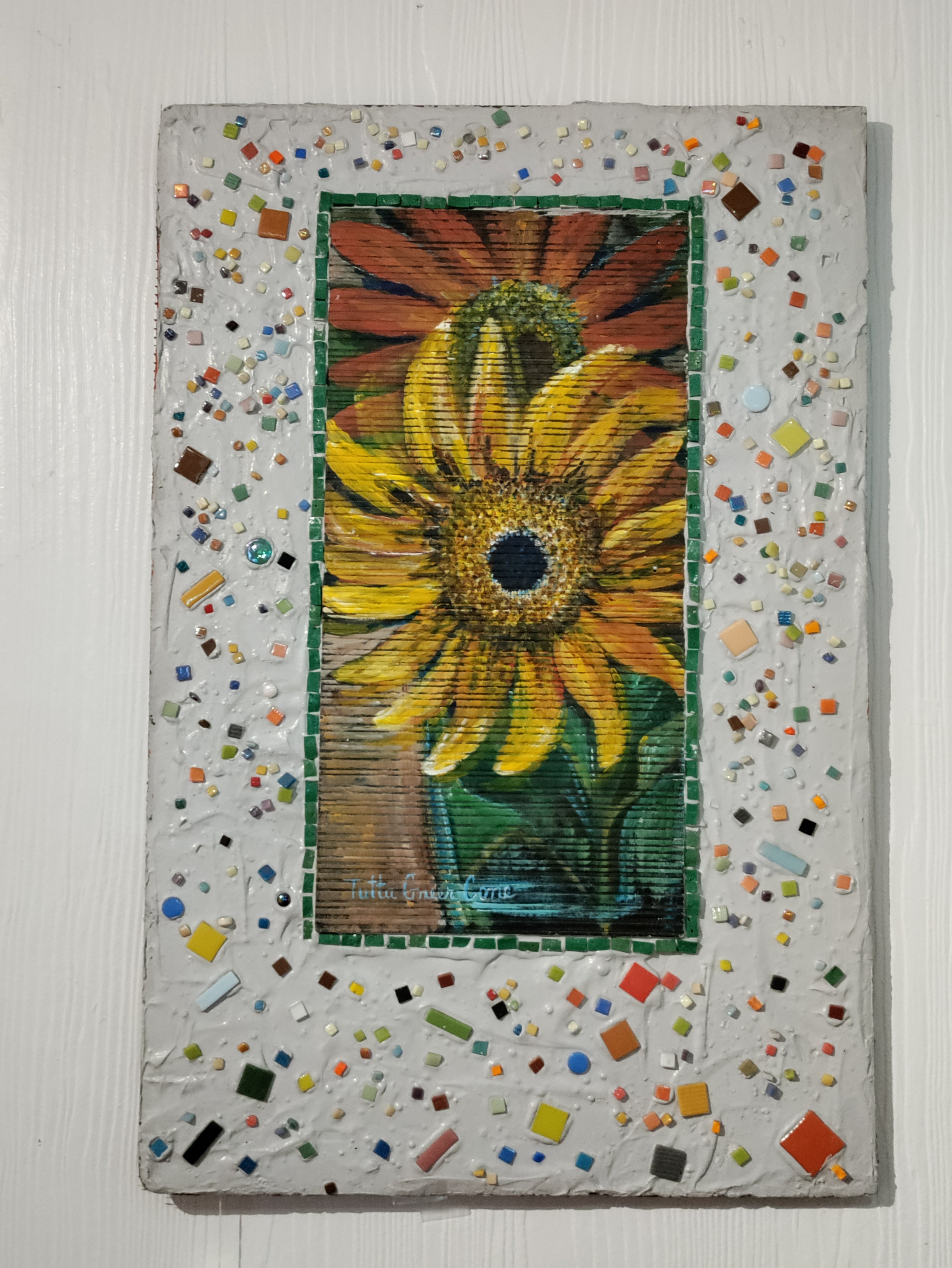 "Mosaic Sunflower"
