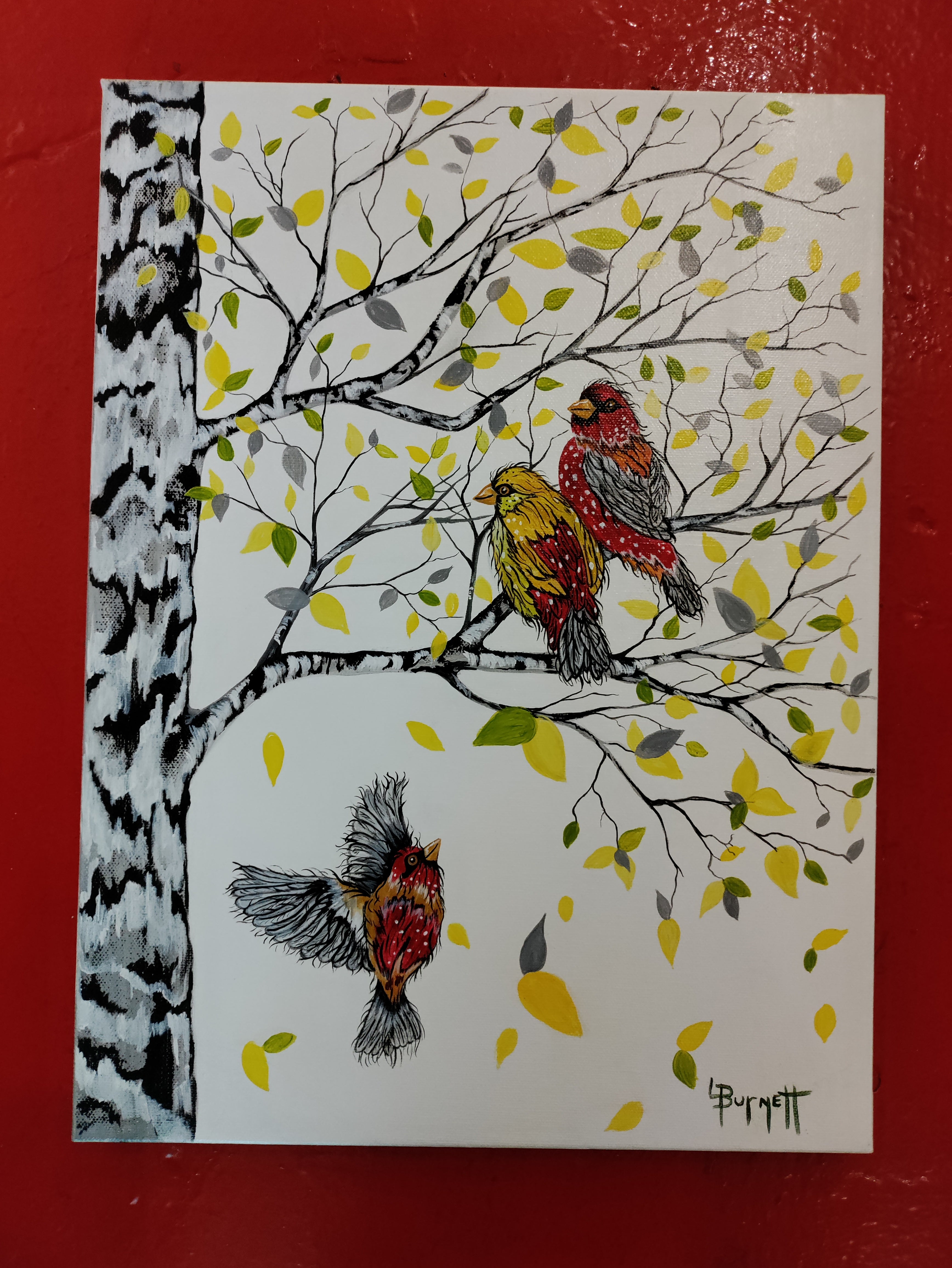 "Birch Tree Birds"