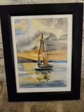 "Boat & 3 Birds"
