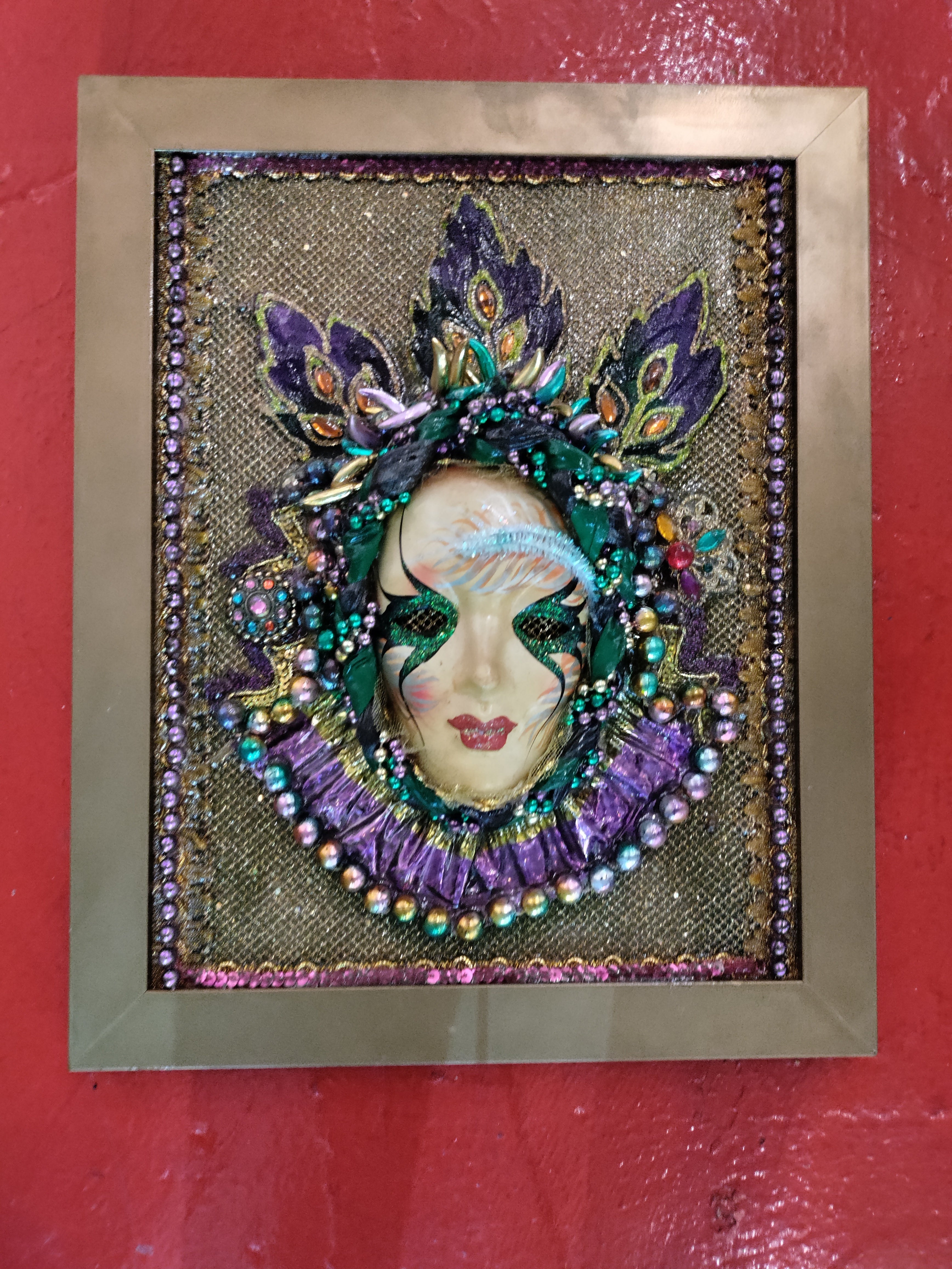 "Mardi Gras Lady"