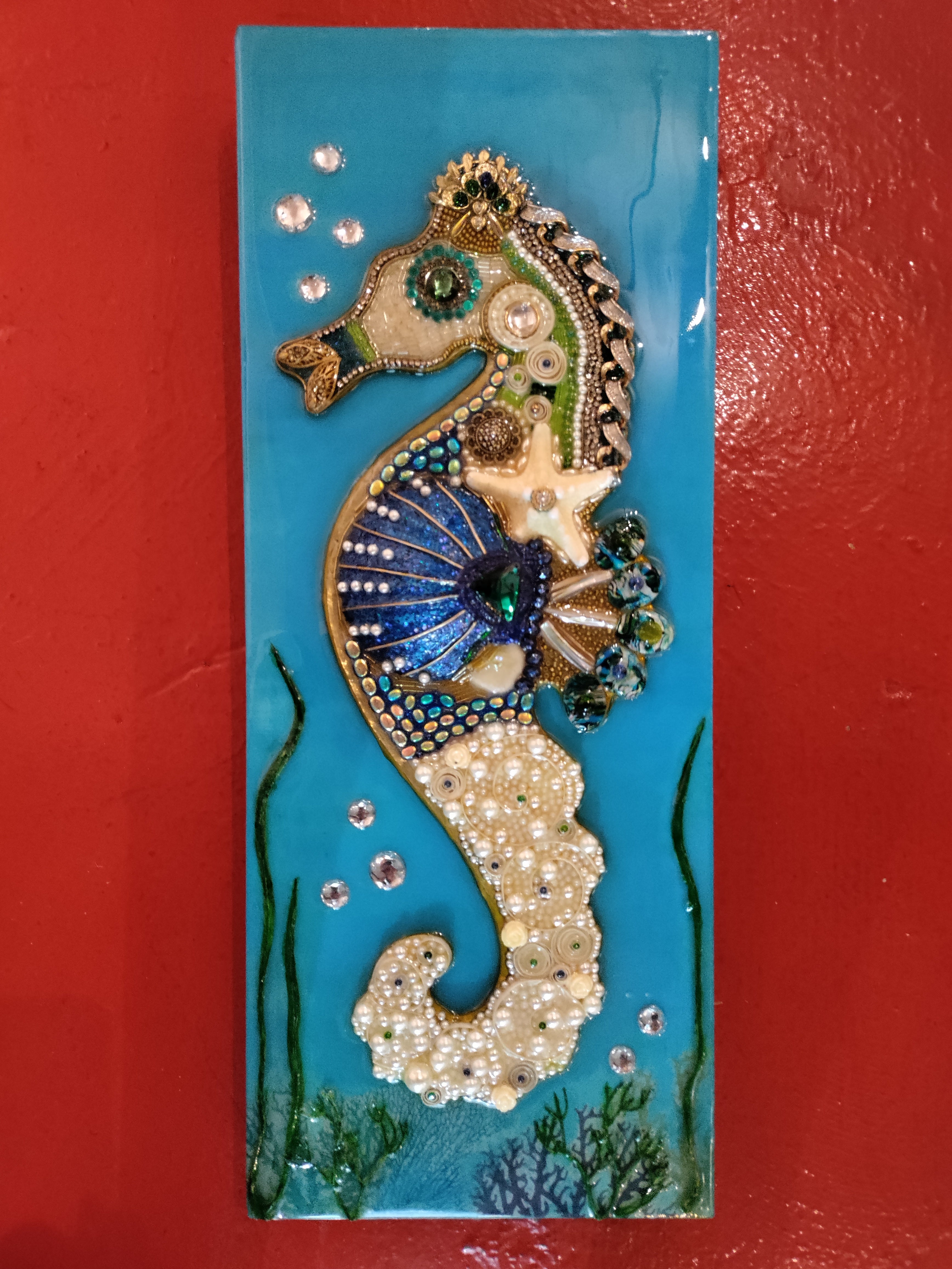 "Peacock Seahorse"