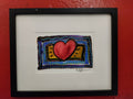 "The Heart - Black & Purple"