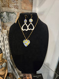 Multi Color Heart Jewelry Set