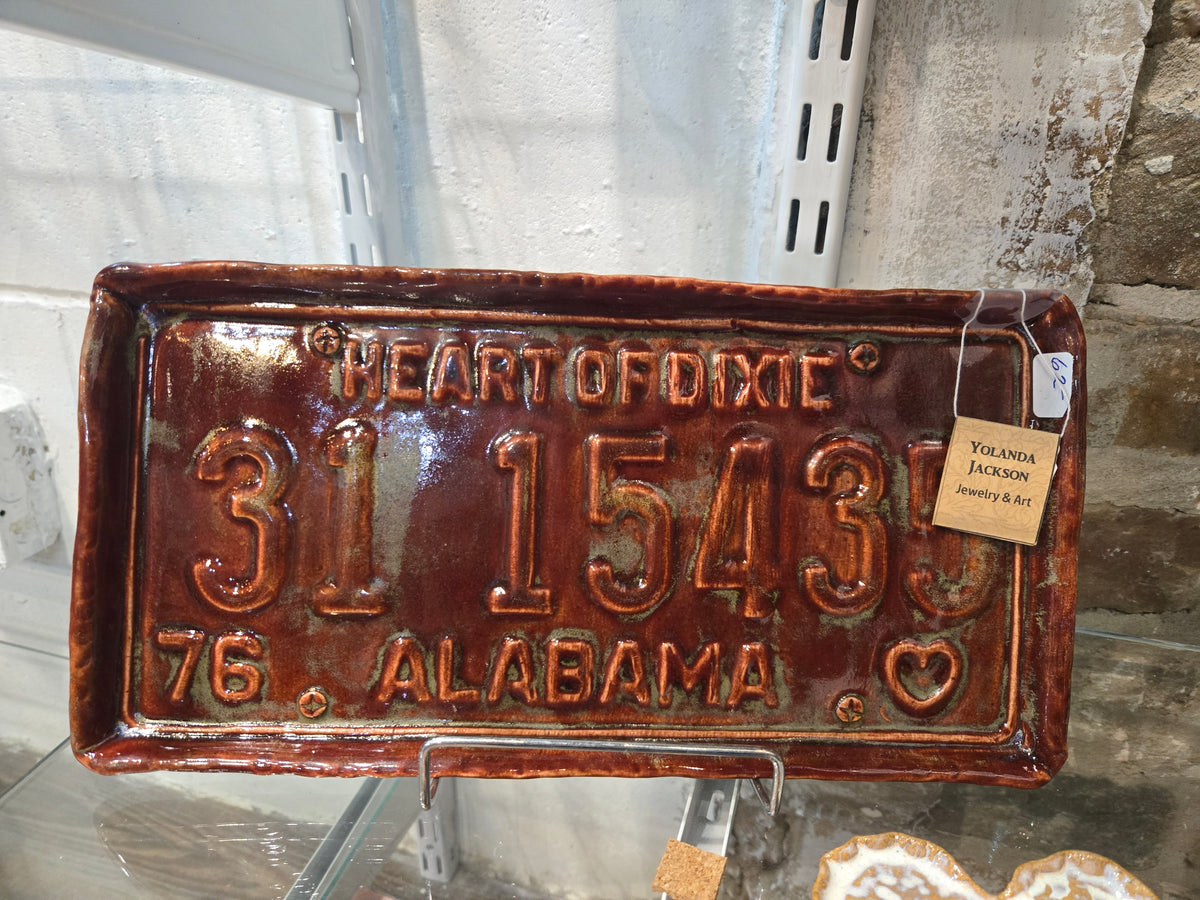 License Plate Red