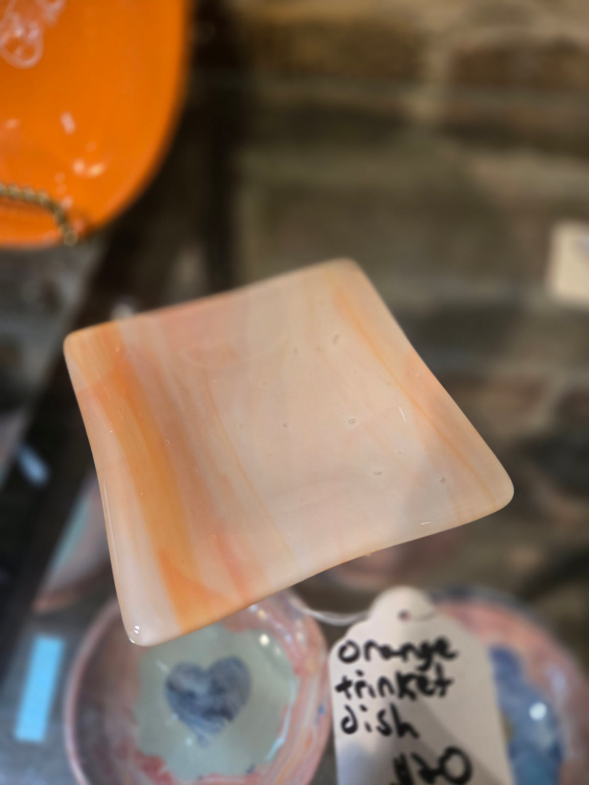 Orange Trinket Dish