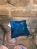 Blue Snowflake Trinket Dish