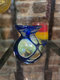 Blue Abstract Vase
