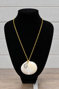 Shell & Silver Turtle Necklace