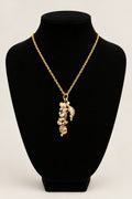 Stone & Turtle Necklace