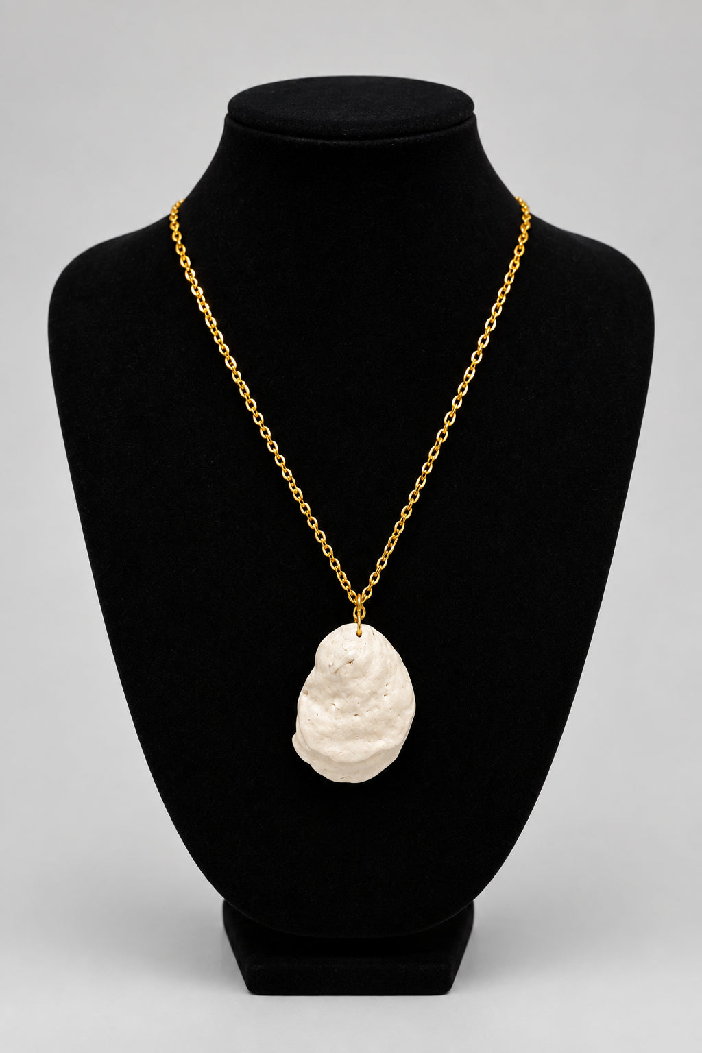 Dauphin Island White Shell & Gold Necklace