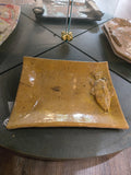 Brown Square Fish Platter