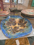 Blue Leaf Bowl