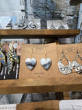 Abstract Heart Earring