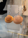 Brown Dauphin Island Shell Earrings
