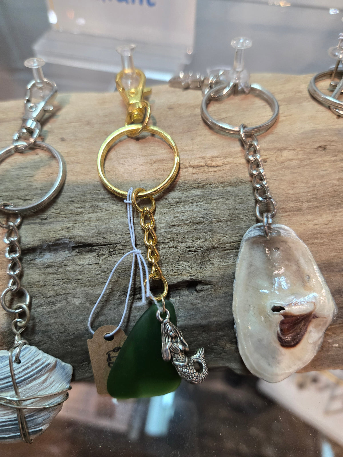 Mermaid Seaglass Keychain