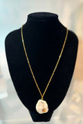 Gold & Shell Coastal Necklace