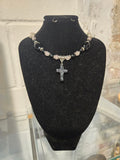 Black Cross Necklace