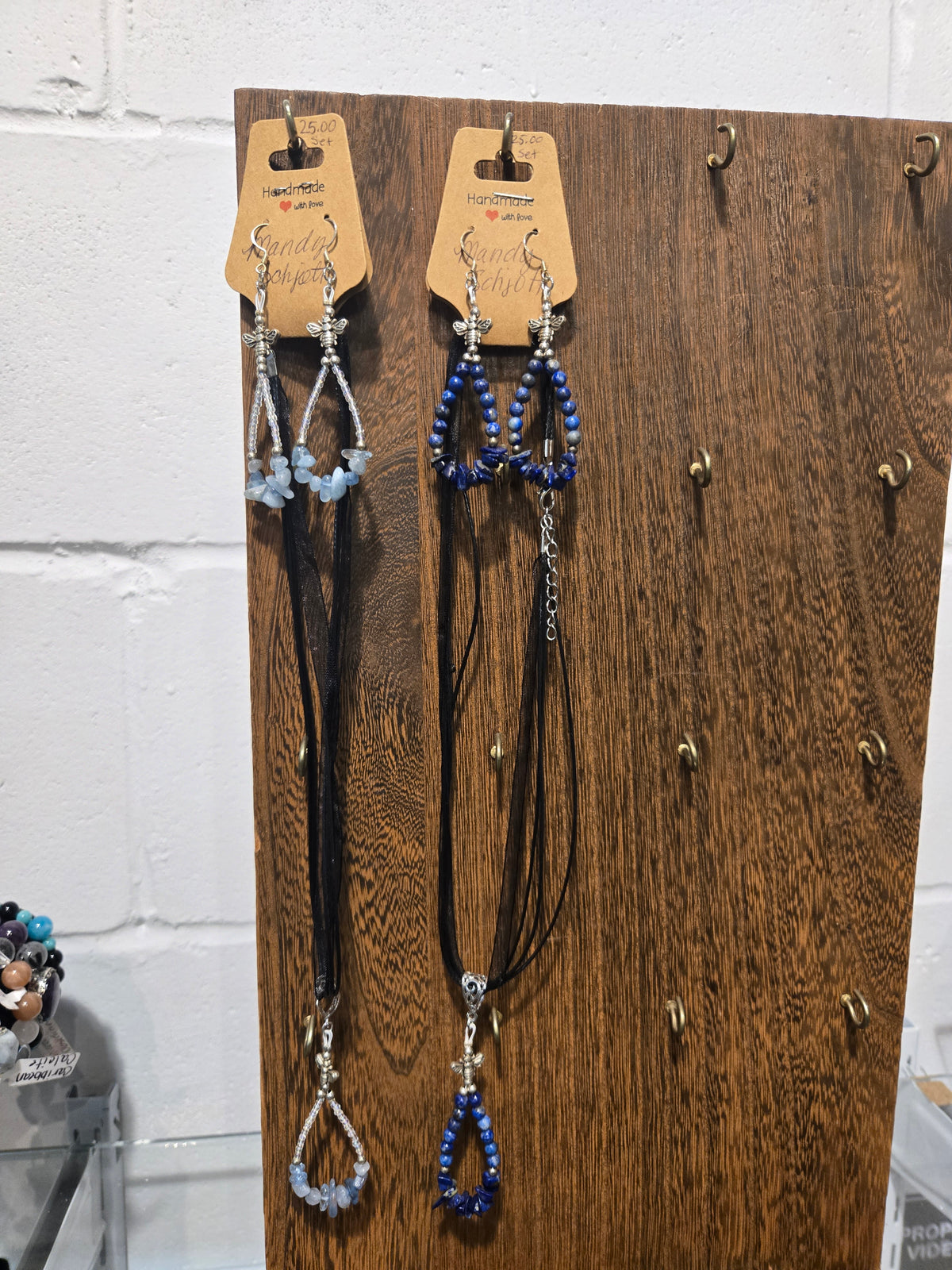 Blue & Leather Jewelry Sets