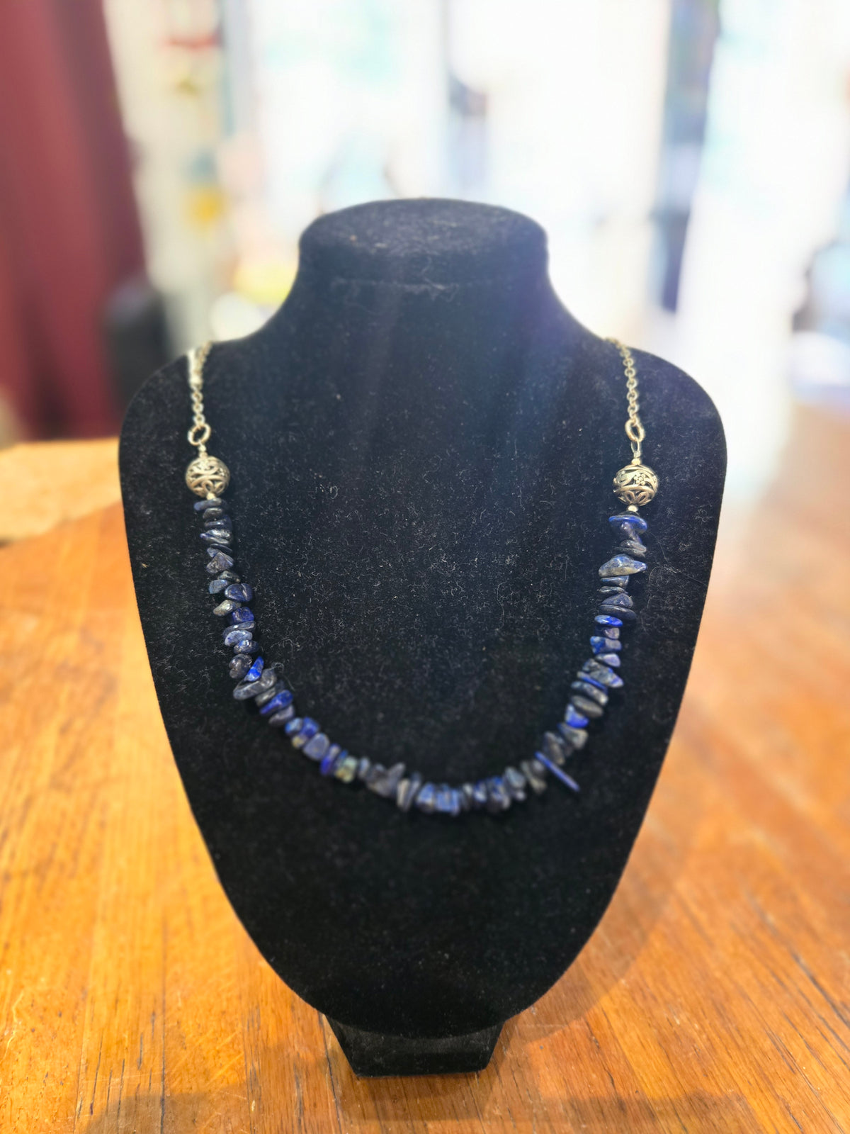 Lapis & Silver Necklace