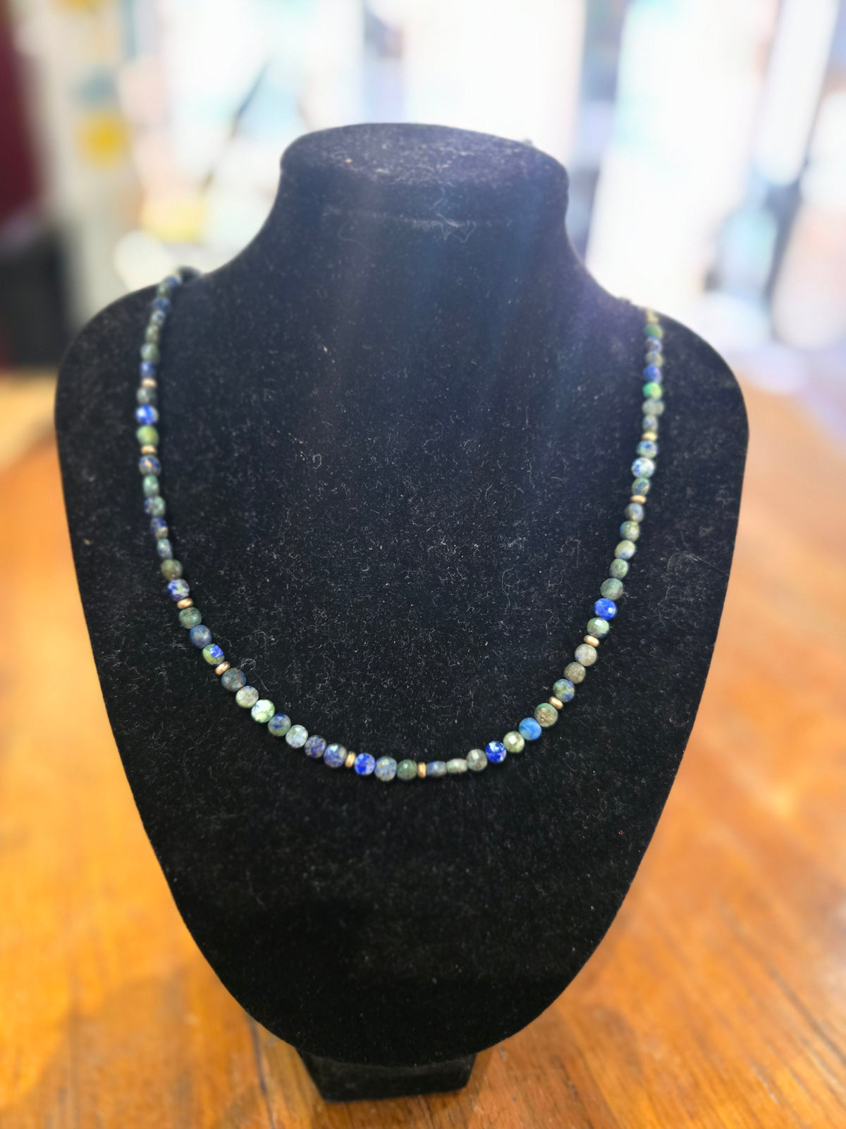 Blue Beaded Necklace