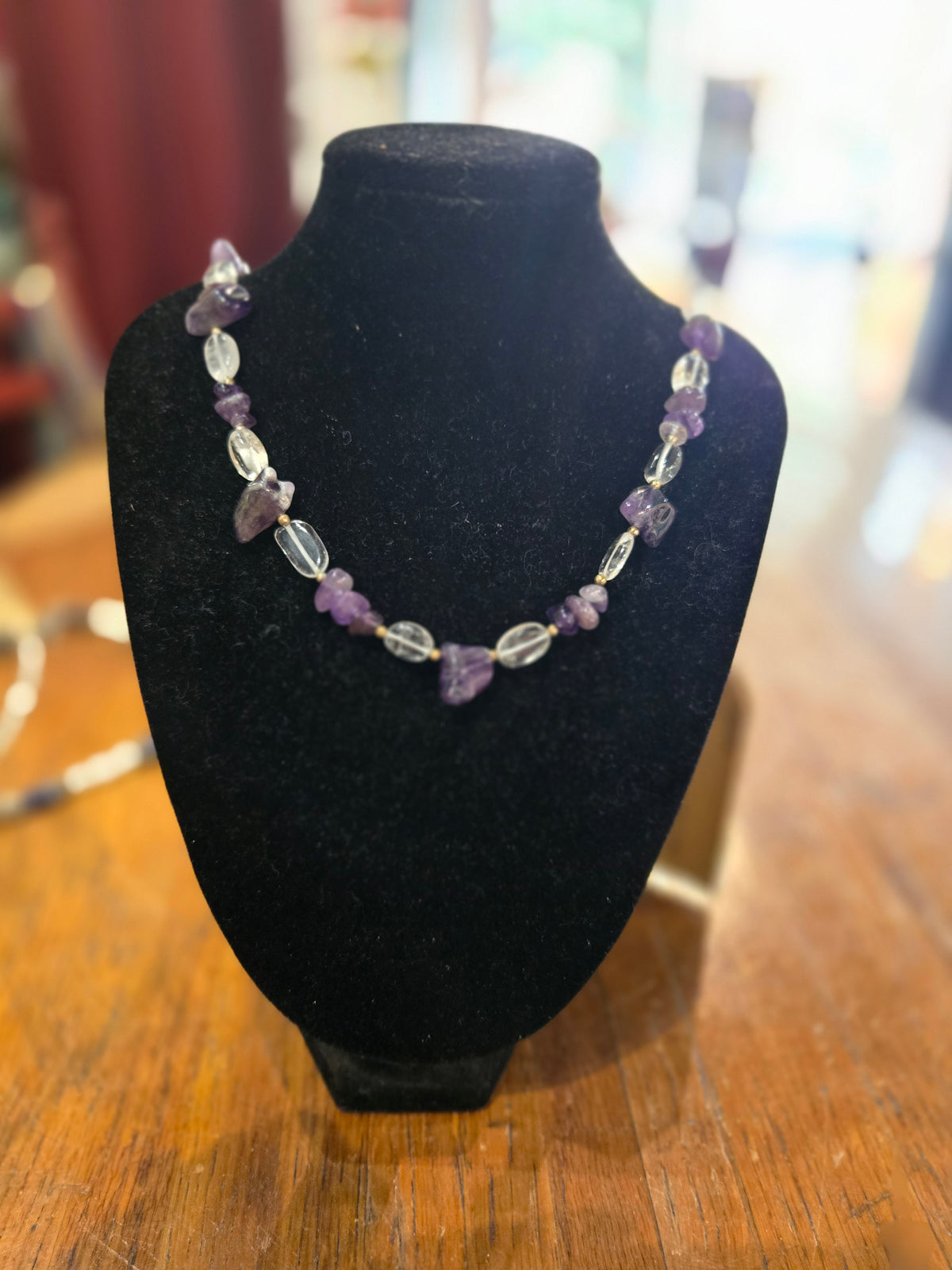 Amethyst & Quartz Necklace