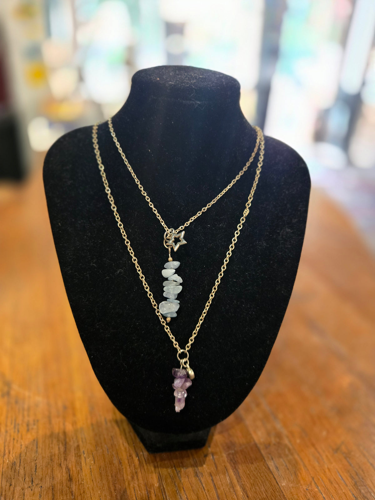 Tiered Crystal Necklaces