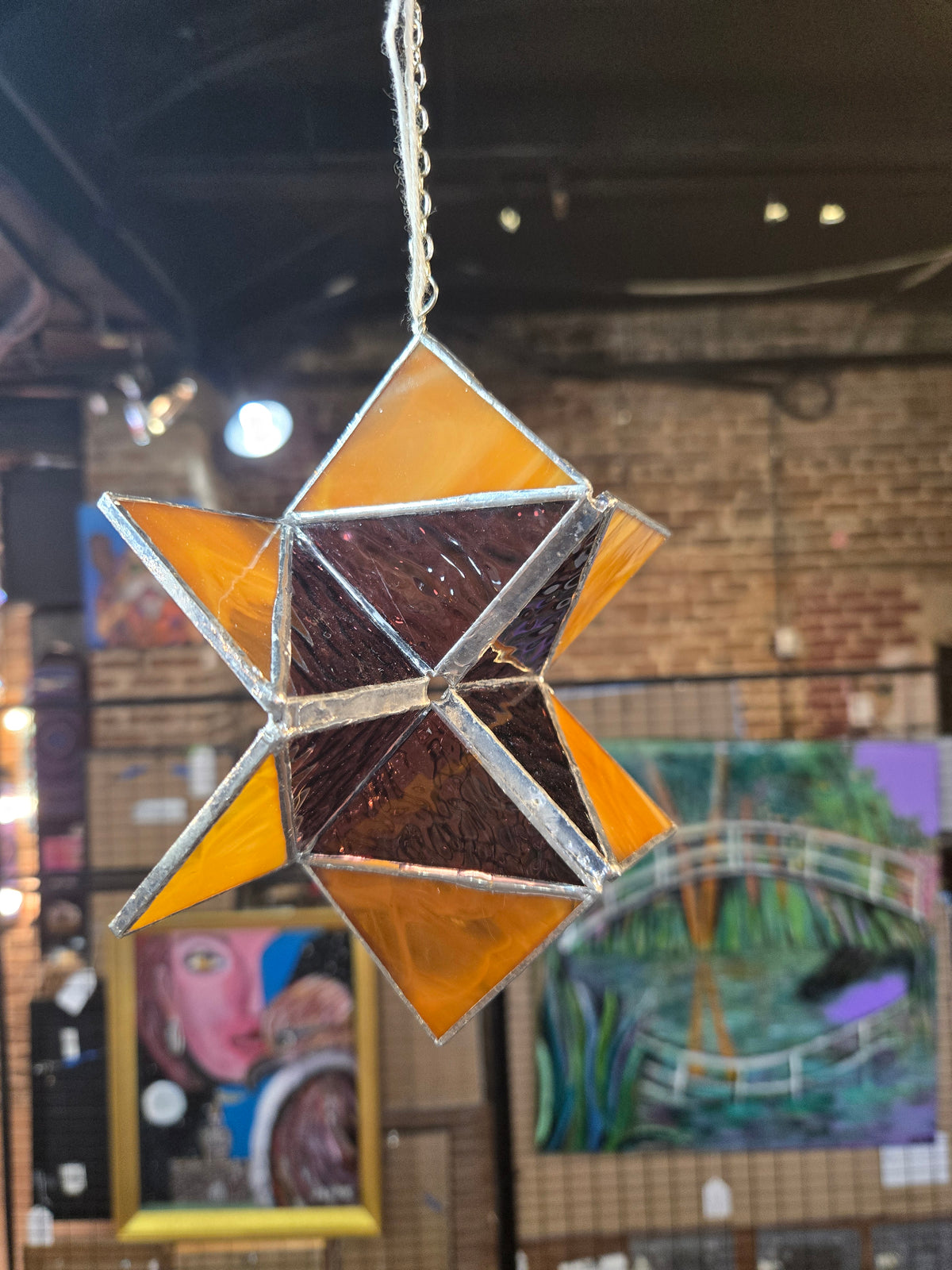 Small Spinner- Maroon & Gold