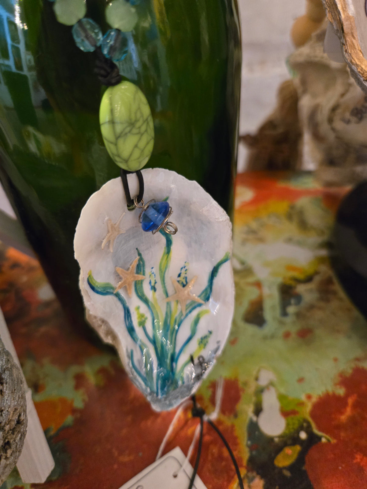 Mermaid Wine Stopper & Charm -2 Piece Set