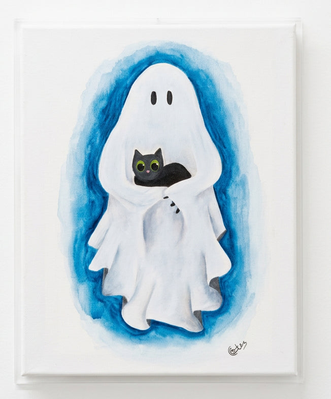 Black Cat & His Ghost Friend