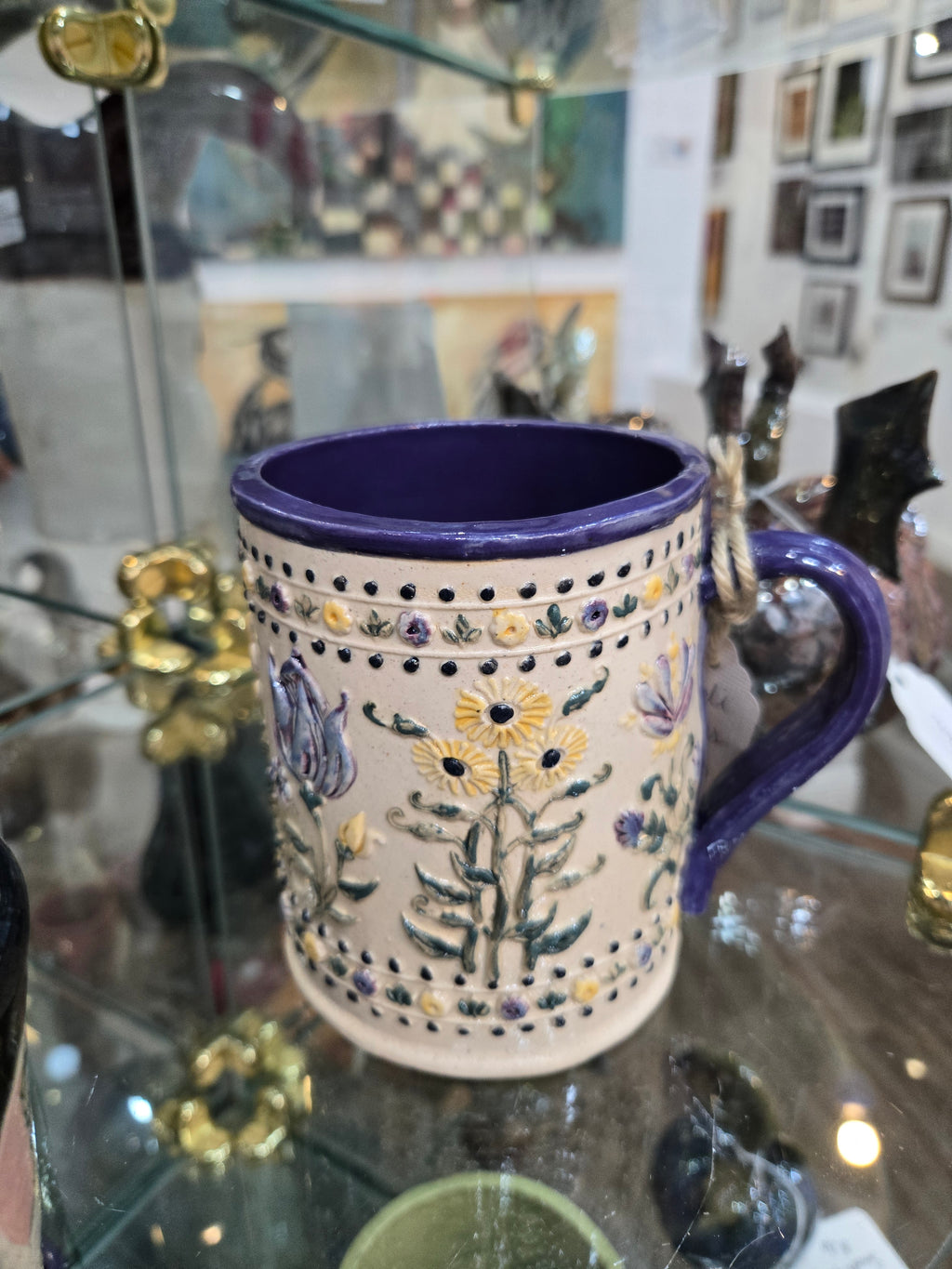 Mardi Gras Floral Mugs