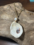 Gold Pearl & Shell Necklace