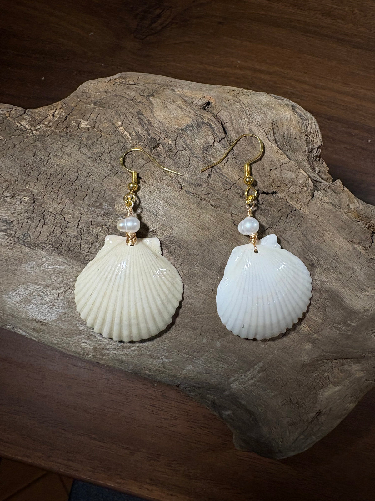 Pearl & White Shell Earrings