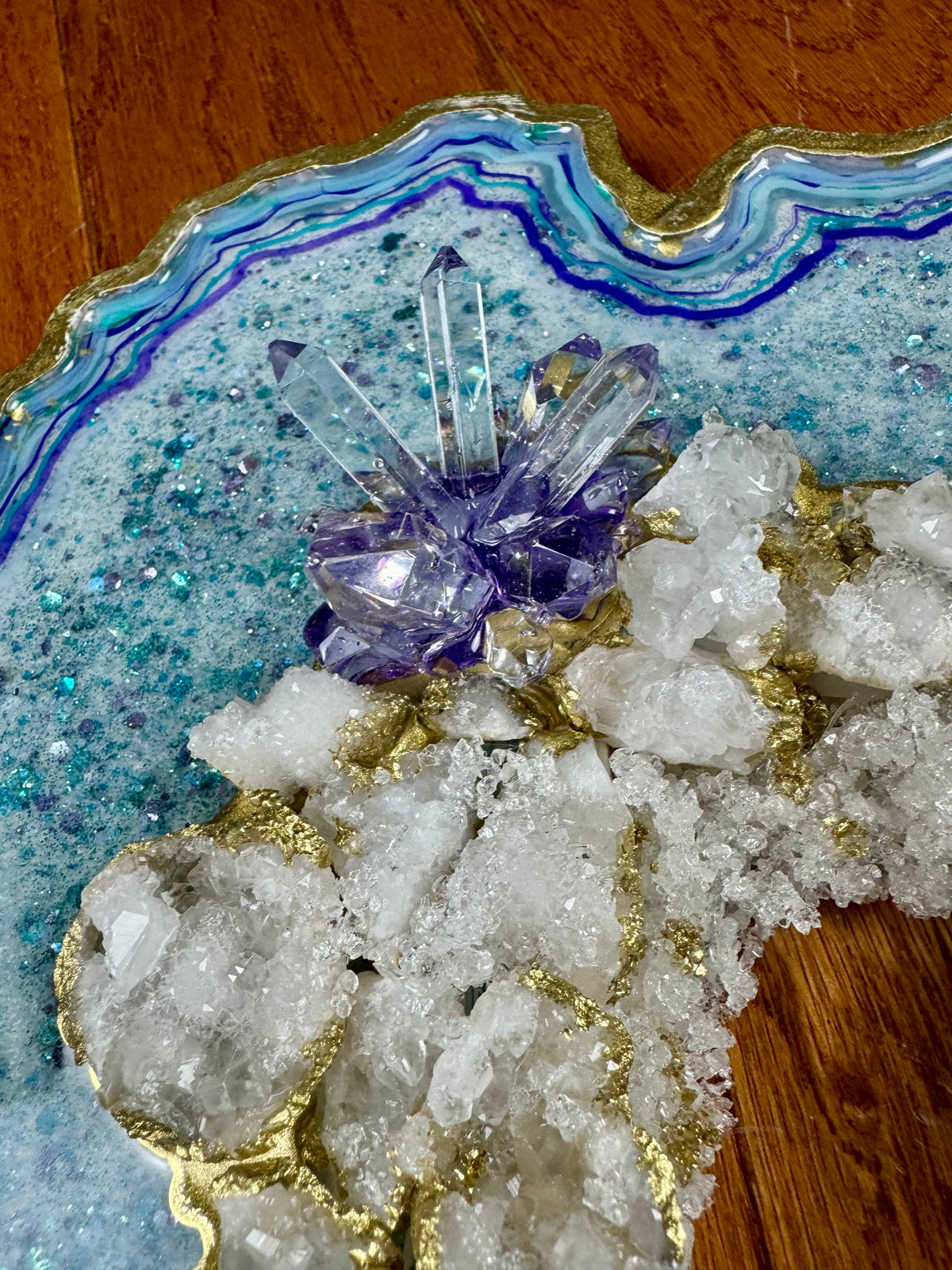 Large Blue Geode