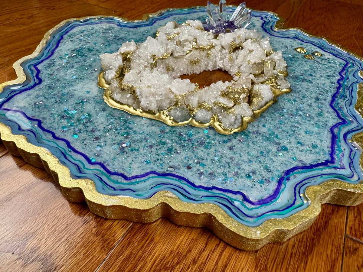 Large Blue Geode