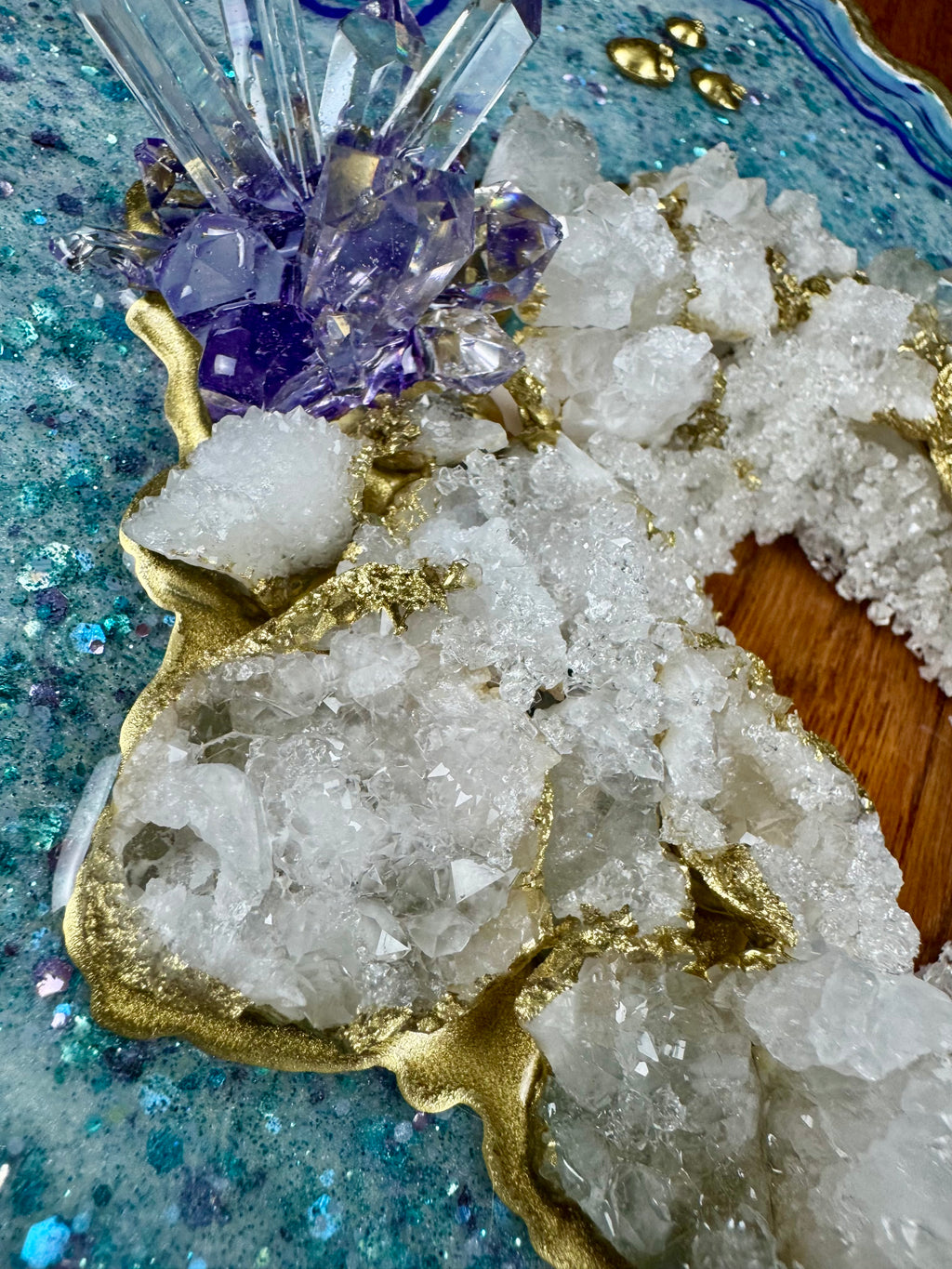 Large Blue Geode