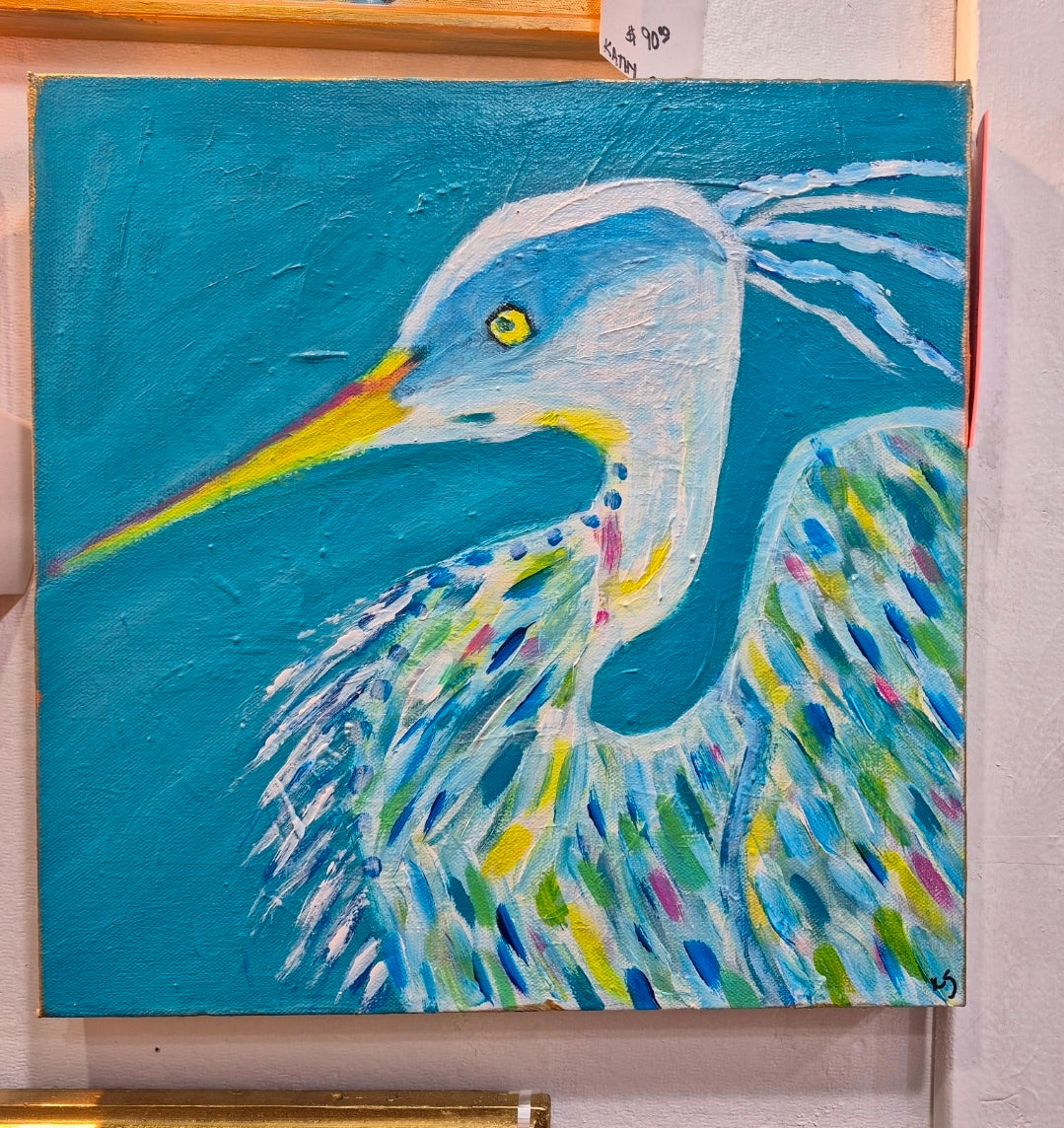 "Kaleidoscope Heron"