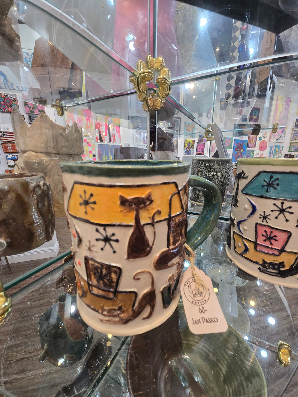 Retro Cat Mugs