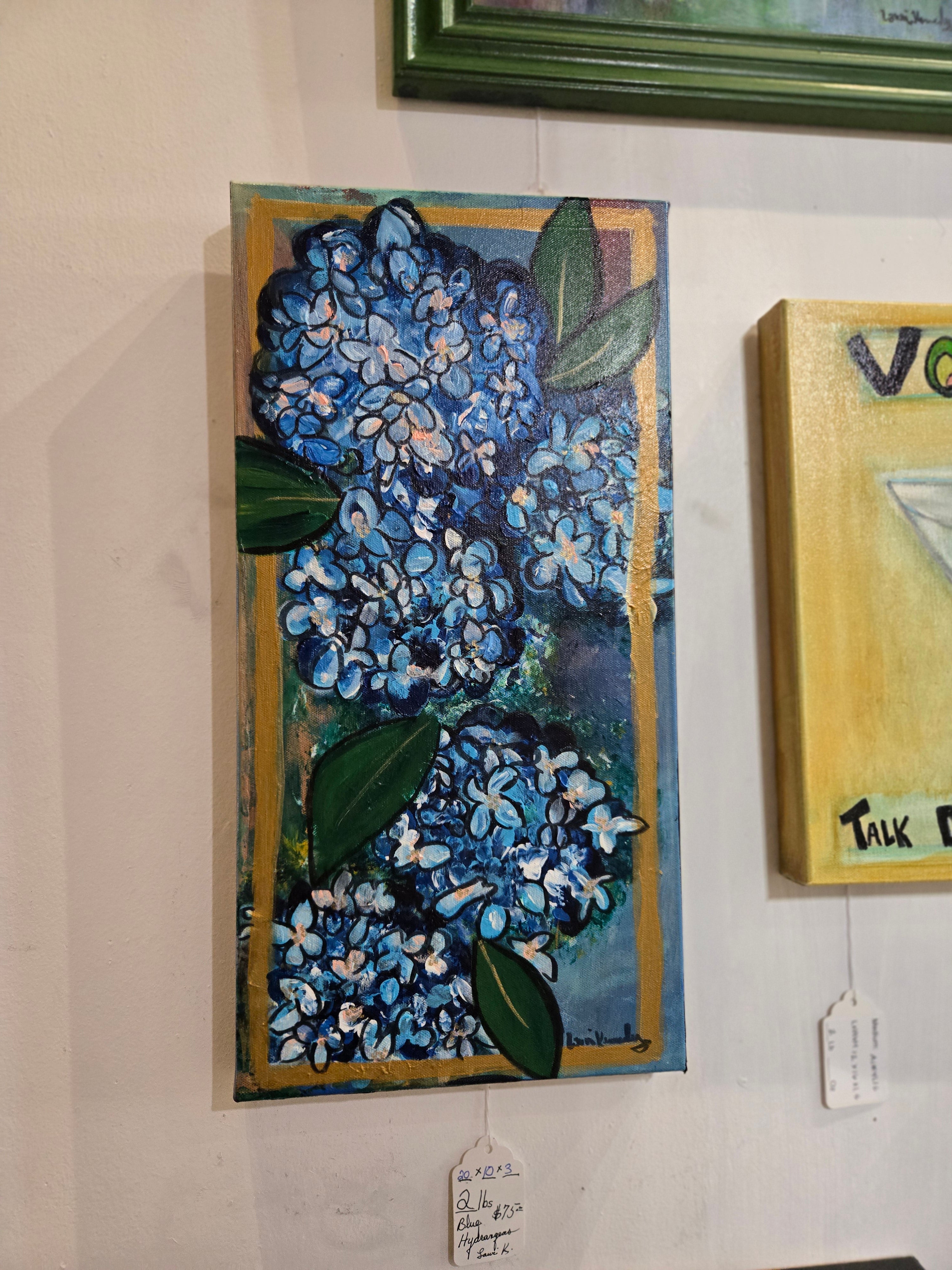 "Blue Hydrangeas"