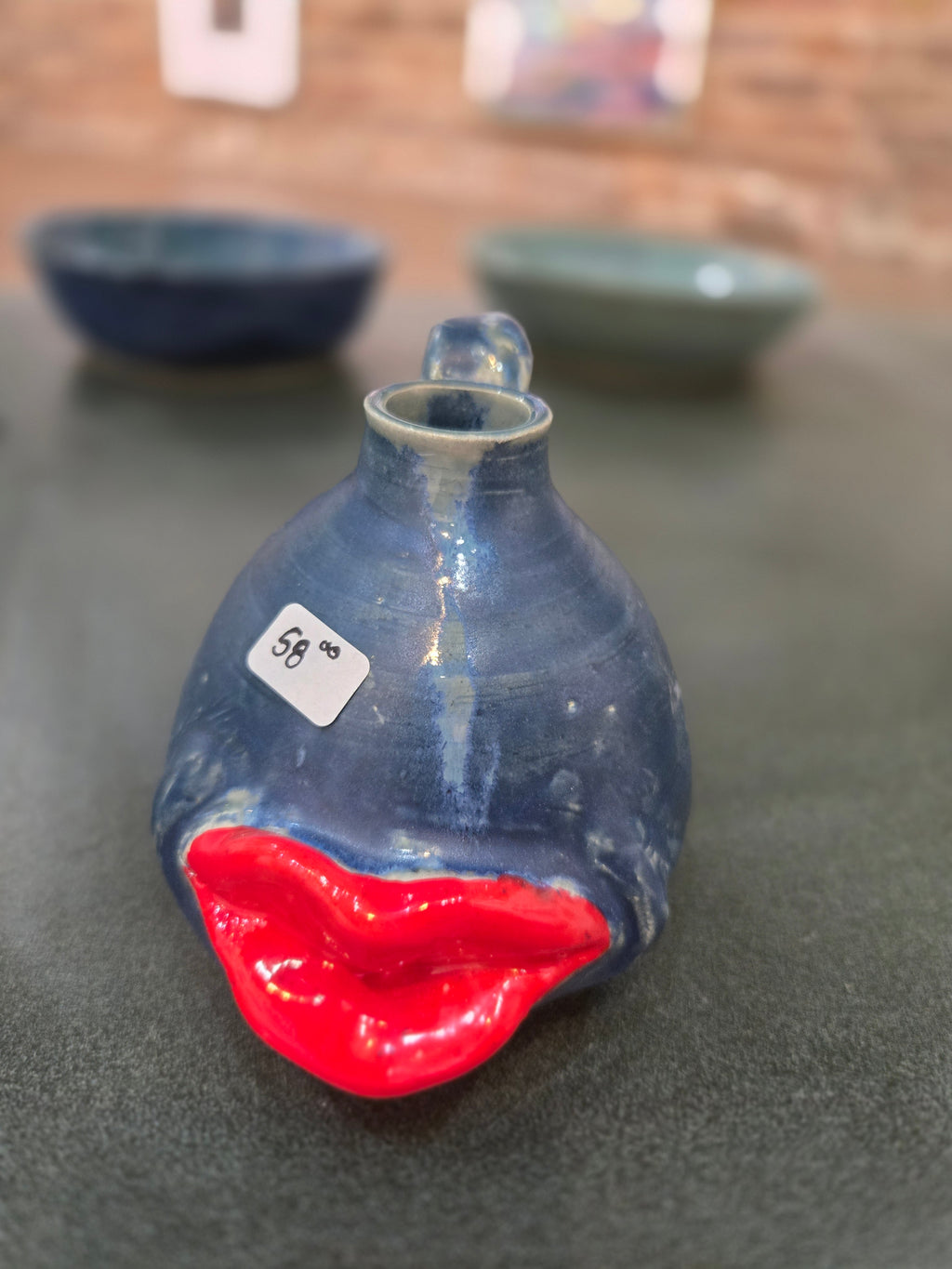 Lips Face Jug