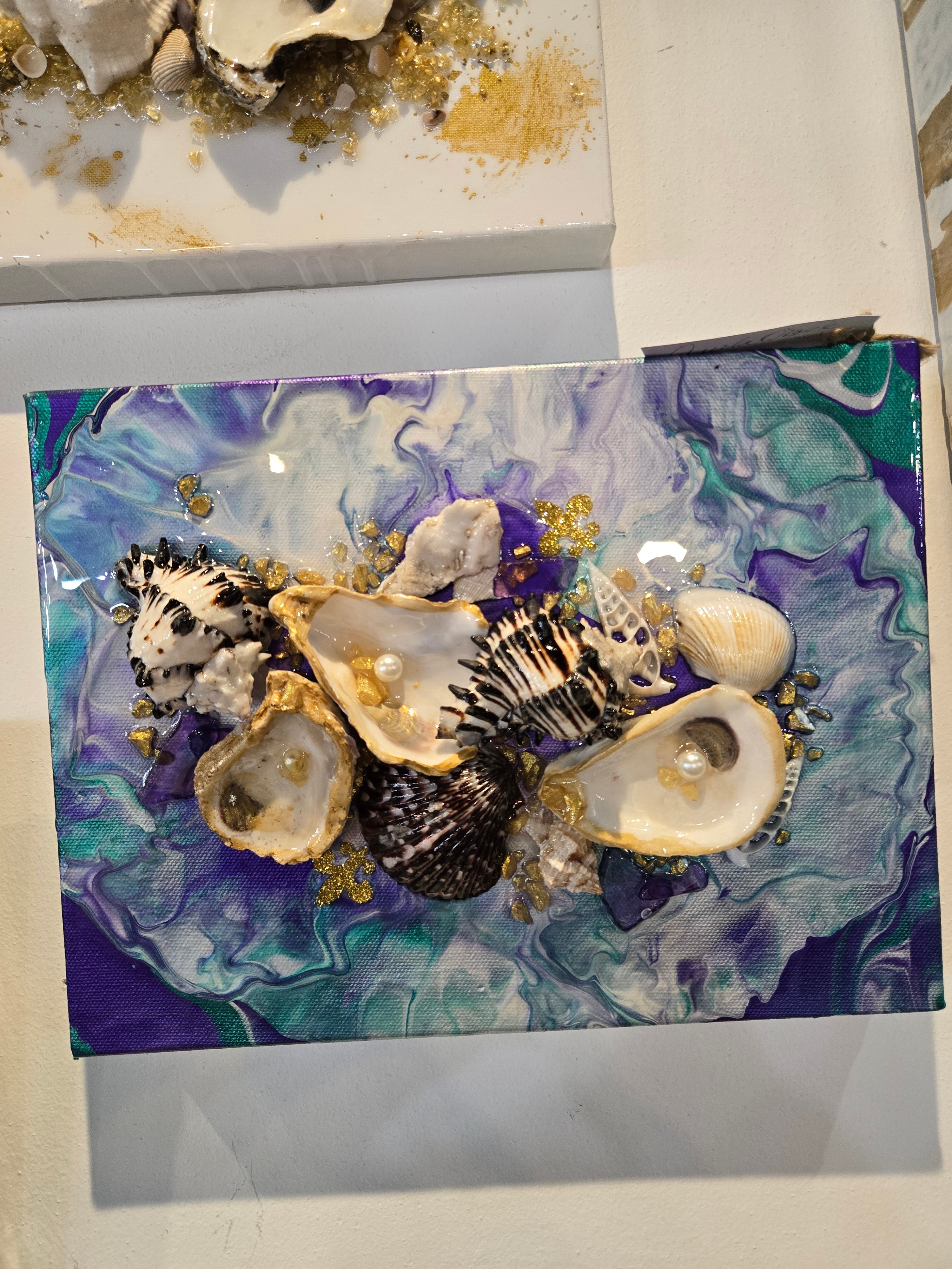 "Mardi Gras Splash of Shells #3"