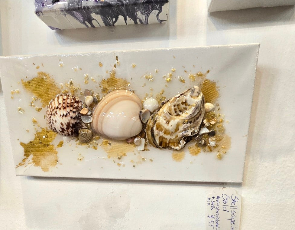 "Shellscape on Gold"