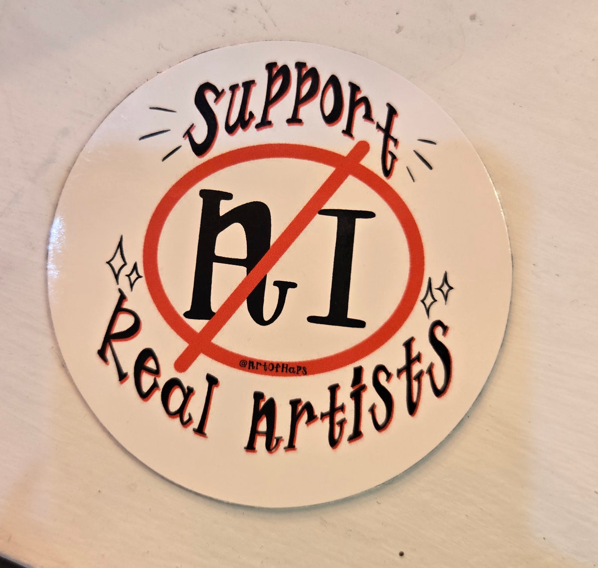 Support Real Artists Magnets