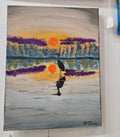 "Egret Evening"