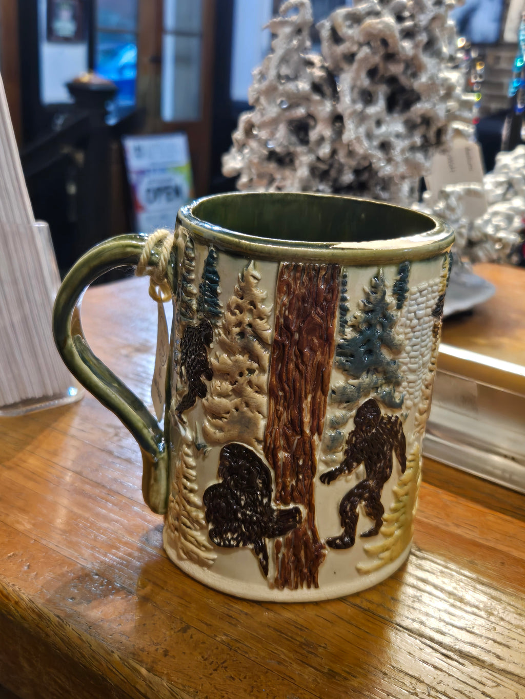 Forest Green Big Foot Mug