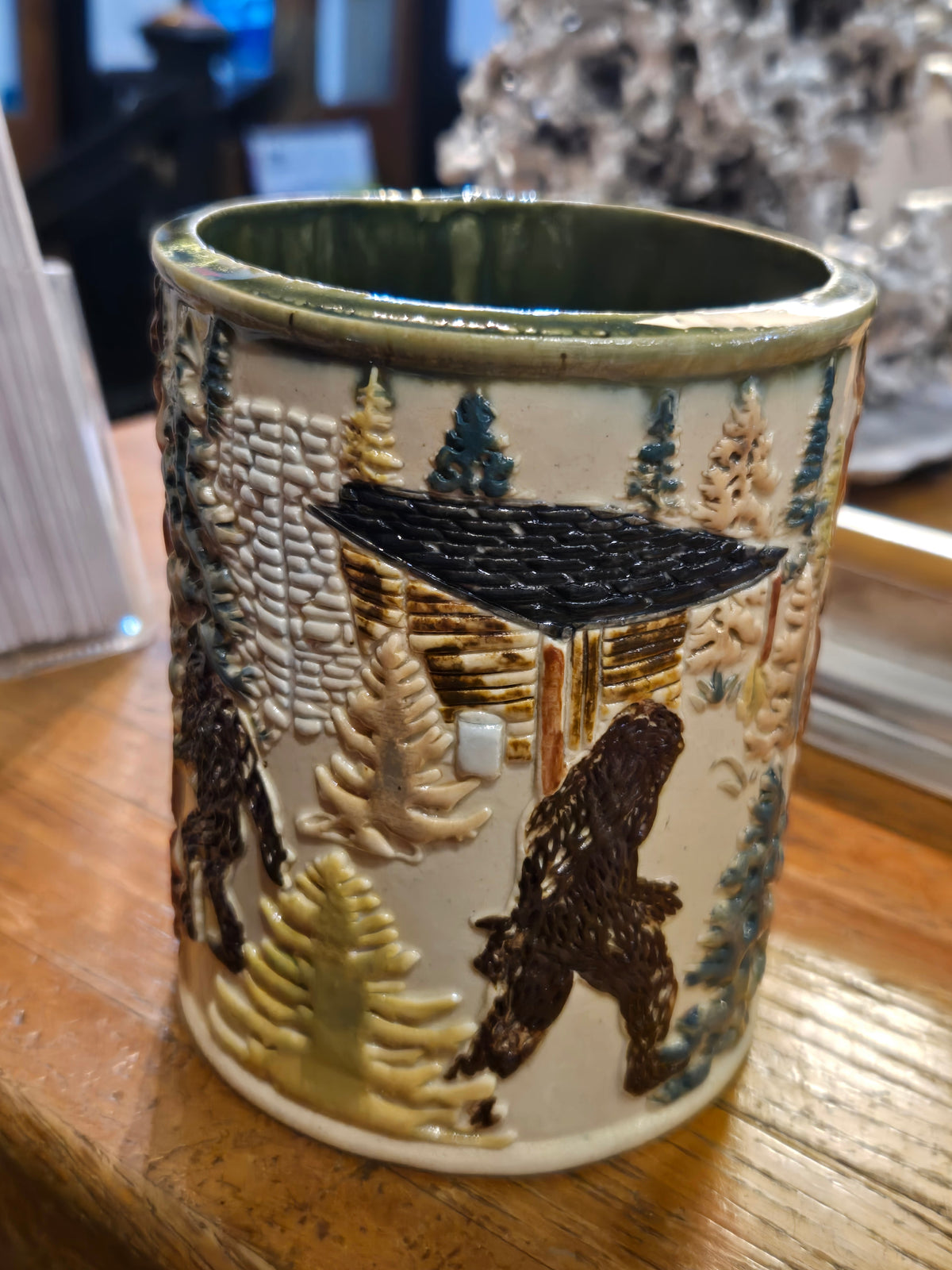 Forest Green Big Foot Mug