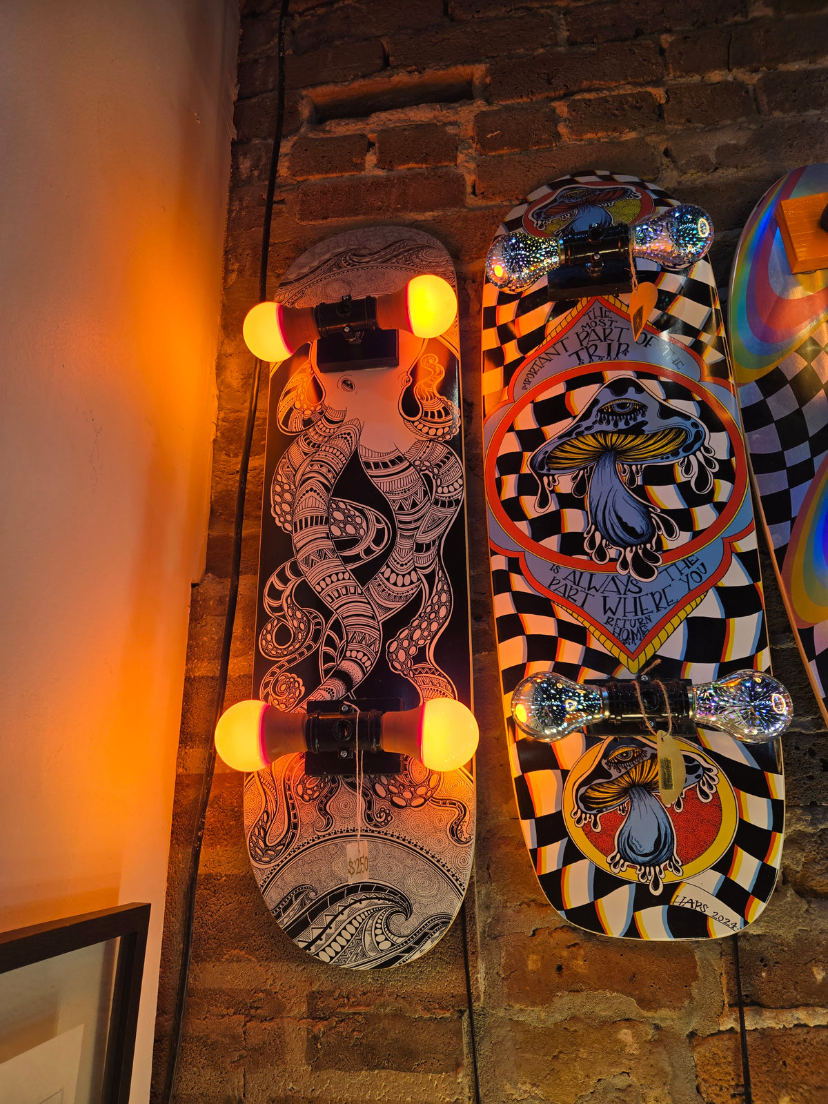 Octopus Skateboard Lamp