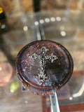 Purple Cross Coaster Set