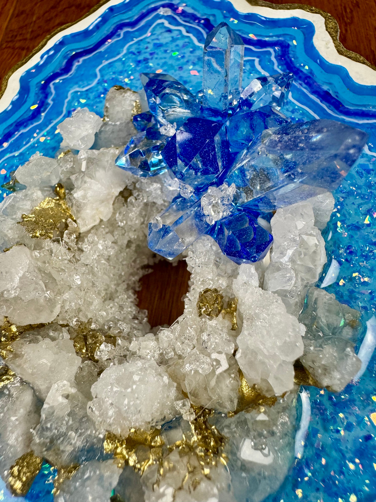 Small Dark Blue Geode