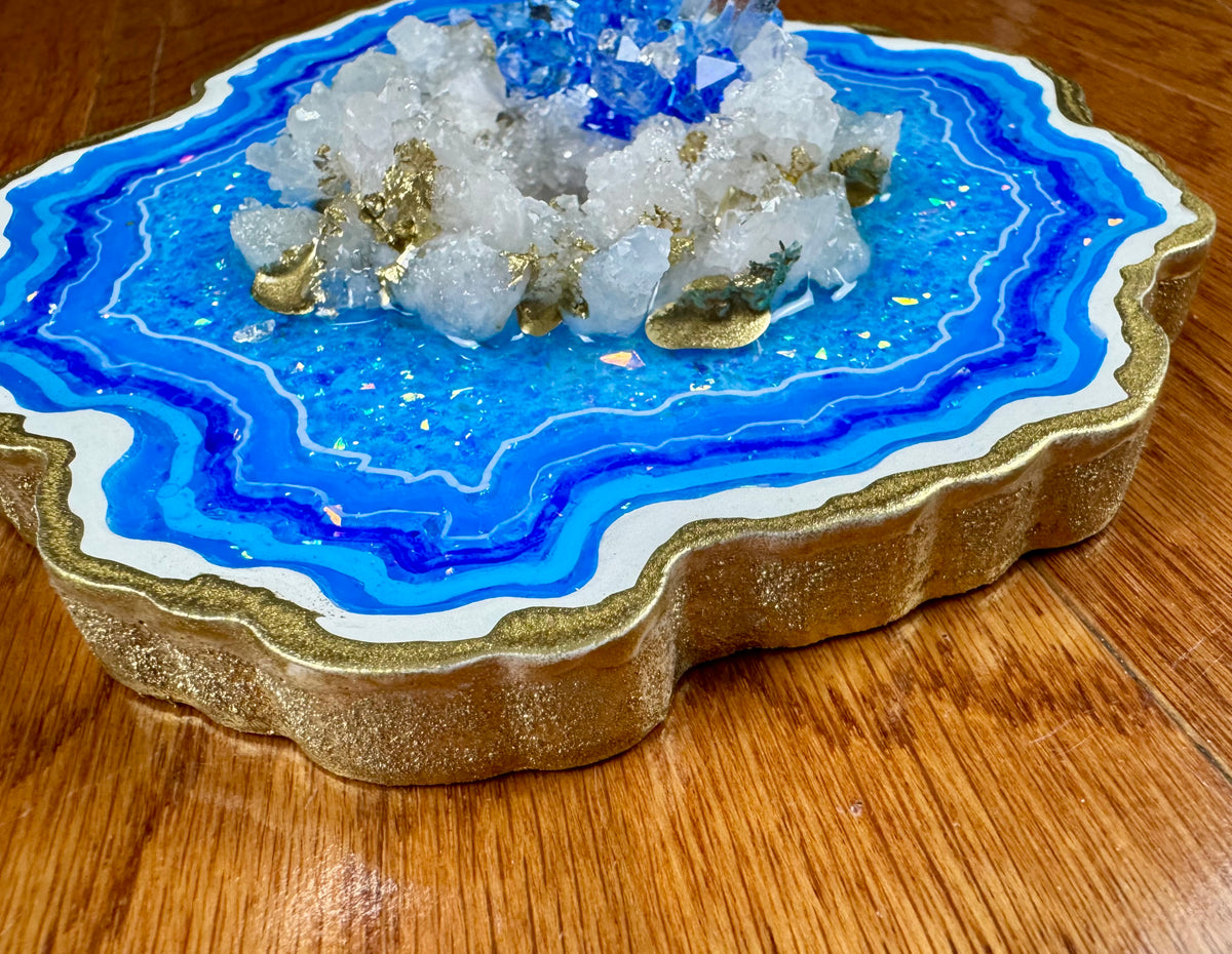 Small Dark Blue Geode