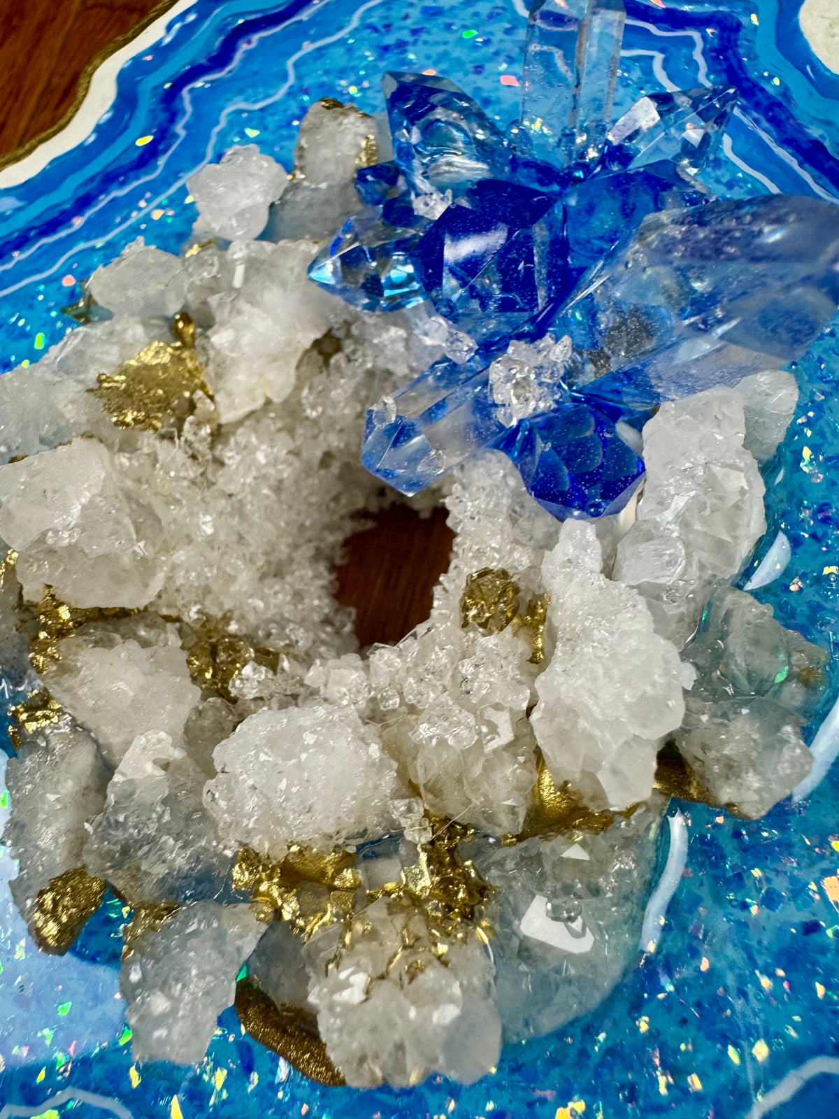 Small Dark Blue Geode